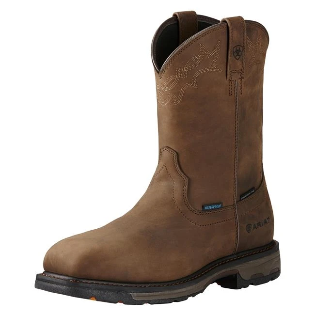 Men's Ariat 11" Workhog Wellington H2O Composite Toe Waterproof Boots 3 Men's Ariat 11" Workhog Wellington H2O Composite Toe Waterproof Boots