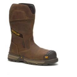 Men's CAT Excavator Superlite Pull-On Waterproof Caron Composite Toe Boots