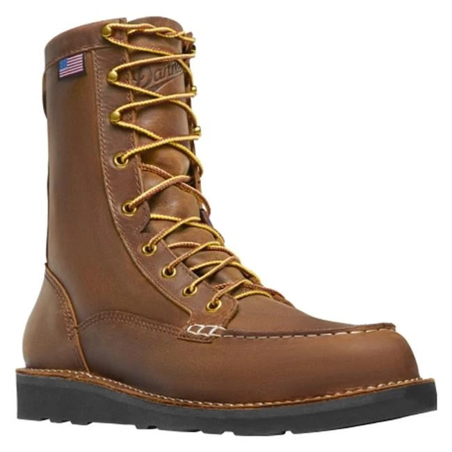 Men's Danner 8" Bull Run Black Wedge Boots 3 Men's Danner 8" Bull Run Black Wedge Boots