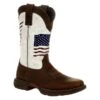 Women's Durango Lady Rebel Distressed Flag Embroidery Western Boots -Boots Sale Store 0 650 durango lady rebel distressed flag embroidery western boots bay brown white