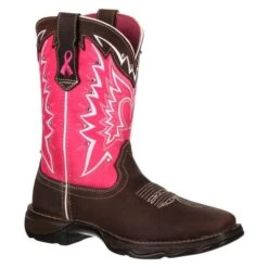 Women's Durango Lady Rebel Pink Ribbon Boots