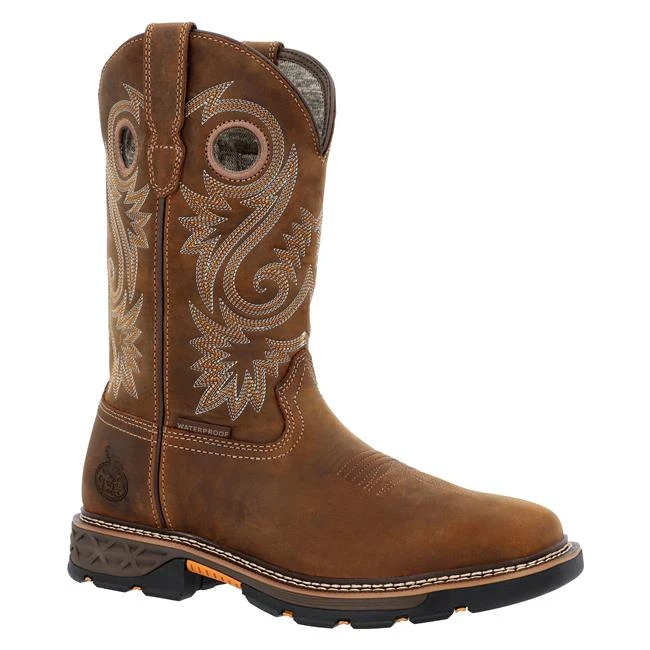 Men's Georgia 11" Carbo-Tec FLX Pull-On Square Toe Alloy Toe Waterproof Boots 3 Men's Georgia 11" Carbo-Tec FLX Pull-On Square Toe Alloy Toe Waterproof Boots