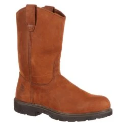 Men's Georgia 11" Suspension Heel Pull-On Steel Toe Boots