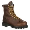 Men's Georgia 8" Low-Heel Logger Steel Toe Waterproof Boots -Boots Sale Store 0 650 georgia 8 low heel logger steel toe waterproof tumbled chocolate