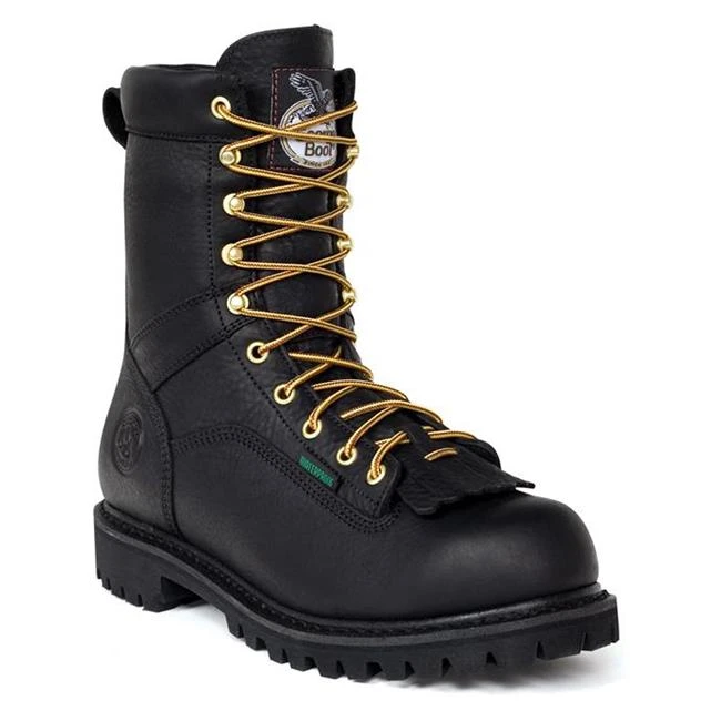 Men's Georgia 8" Low-Heel Logger Waterproof Boots 3 Men's Georgia 8" Low-Heel Logger Waterproof Boots