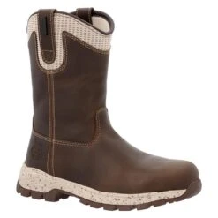 Women's Georgia Eagle Trail Alloy Toe Waterproof Pull-On Work Boots
