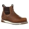 Men's Georgia Wedge Chelsea Waterproof Work Boots -Boots Sale Store 0 650 georgia wedge chelsea waterproof work boots brown