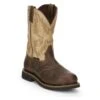 Men's Justin Original Work Boots 11" Superintendent Steel Toe -Boots Sale Store 0 650 justin original work boots 11 superintendent steel toe waxy brown sawdust