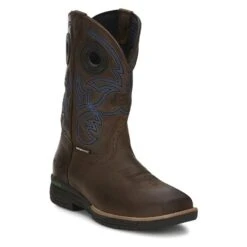 Men's Justin Original Work Boots 11" Waterproof Square Nano Composite Toe Boots