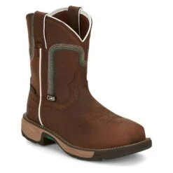 Women's Justin Original Work Boots 8" Waterproof Square Composite Toe Boots