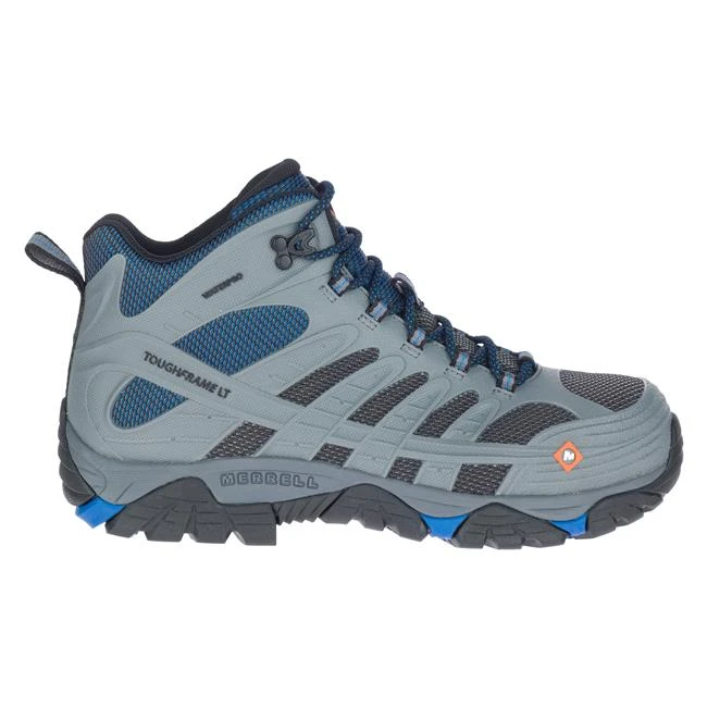 Men's Merrell Work Moab Velocity Mid Carbon Toe Waterproof Boots 3 Men's Merrell Work Moab Velocity Mid Carbon Toe Waterproof Boots