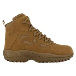 Men's Reebok 6" Rapid Response RB Composite Toe Side-Zip Boots -Boots Sale Store 0 650 reebok 6 rapid response rb composite toe side zip coyote brown