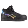 Women's Reebok BB4500 High Top Work Sneaker Composite Toe -Boots Sale Store 0 650 reebok bb4500 high top work sneaker composite toe black holographic spectrum