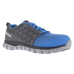 Women's Reebok Sublite Cushion Work Alloy Toe -Boots Sale Store 0 650 reebok sublite cushion work alloy toe blue gray