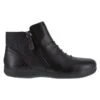 Women's Rockport Works Daisey Side-Zip Alloy Toe -Boots Sale Store 0 650 rockport works daisey side zip alloy toe black