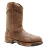 Men's Rocky 11" Aztec Pull-On Steel Shank Waterproof Boots -Boots Sale Store 0 650 rocky 11 aztec pull on steel shank waterproof brown