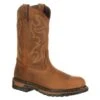 Men's Rocky 11" Original Ride Round Toe Steel Toe Waterproof Boots