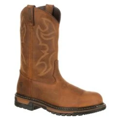 Men's Rocky 11" Original Ride Round Toe Steel Toe Waterproof Boots