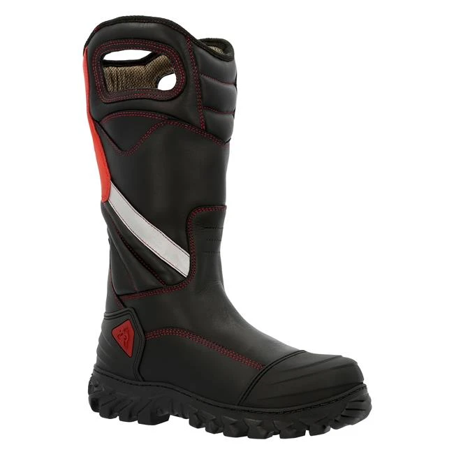 Men's Rocky Code Red Structure NFPA Rated Composite Toe Boots 3 Men's Rocky Code Red Structure NFPA Rated Composite Toe Boots