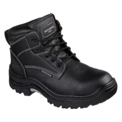 Men's Skechers Work Burgin Tarlac Steel Toe Boots -Boots Sale Store 0 650 skechers work burgin tarlac steel toe black