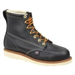 Men's Thorogood 6" American Heritage Moc Toe Wedge Boots -Boots Sale Store 0 650 thorogood 6 american heritage moc toe wedge black