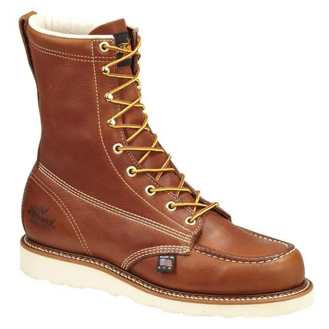 Men's Thorogood 8" American Heritage Moc Toe Wedge Boots 3 Men's Thorogood 8" American Heritage Moc Toe Wedge Boots
