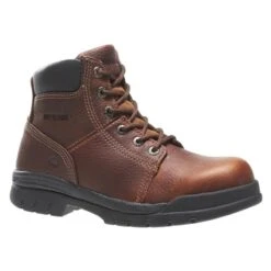 Men's Wolverine 6" Marquette Steel Toe Boots -Boots Sale Store 0 650 wolverine 6 marquette steel toe walnut