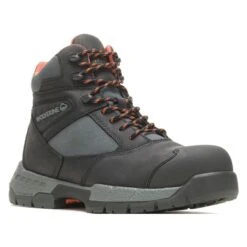 Men's Wolverine Rush Ultraspring Composite Toe Waterproof Boots -Boots Sale Store 0 650 wolverine rush ultraspring composite toe waterproof boots black