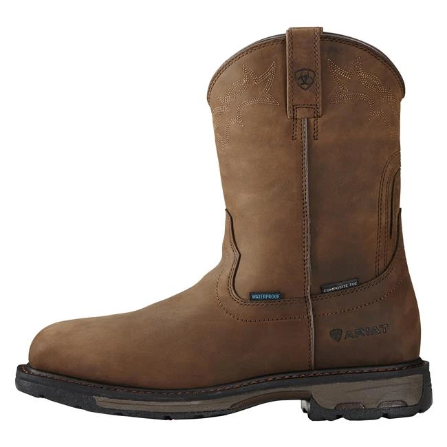 Men's Ariat 11" Workhog Wellington H2O Composite Toe Waterproof Boots 4 Men's Ariat 11" Workhog Wellington H2O Composite Toe Waterproof Boots - Image 2