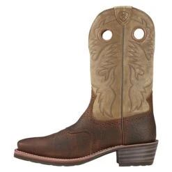 Men's Ariat 12" Heritage Roughstock Boots -Boots Sale Store 1 650 ariat 12 heritage roughstock earth brown bomber