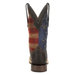 Men's Durango Rebel Pro Vintage Flag Western Boots -Boots Sale Store 1 650 durango rebel pro vintage flag western boots dark chestnut vintage flag