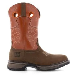 Men's Frye Supply 10" Western Steel Toe Boots -Boots Sale Store 1 650 frye supply 10 steel toe boots brown burnt orange