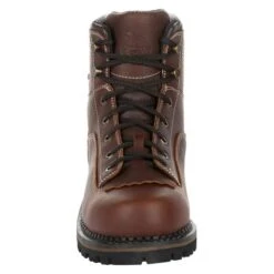 Men's Georgia 6" Low-Heel Logger Waterproof Boots -Boots Sale Store 1 650 georgia 6 low heel logger waterproof brown