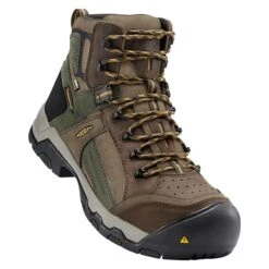 Men's Keen Utility Davenport Mid Composite Toe Waterproof Boots -Boots Sale Store 1 650 keen utility davenport mid composite toe waterproof shitake forest night