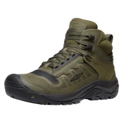 Men's Keen Utility Reno Mid KBF Waterproof Boots -Boots Sale Store 1 650 keen utility reno mid kbf waterproof boots dark olive black
