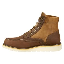 Men's Carhartt 6" Wedge Moc Toe Boots -Boots Sale Store 2 1001 carhartt 6 wedge moc toe boots brown leather tan duck