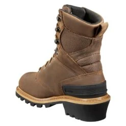 Men's Carhartt 8" Logger Composite Toe Waterproof Boots -Boots Sale Store 2 1001 carhartt 8 logger composite toe waterproof crazy horse brown