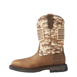 Men's Ariat WorkHog Patriot Steel Toe Boots -Boots Sale Store 2 650 ariat workhog patriot steel toe boots earth sand camo sand camo print