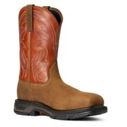 Men's Ariat Workhog XT Cottonwood Carbon Toe Boots -Boots Sale Store 2 650 ariat workhog xt cottonwood carbon toe boots dark earth brick