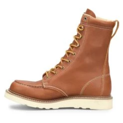 Men's Carolina 8" AMP MX Moc Toe Wedge Boots -Boots Sale Store 2 650 carolina 8 amp mx moc toe wedge boots tan