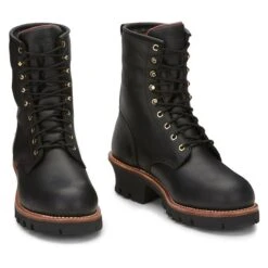 Men's Chippewa Boots 8" Paladin 400G Steel Toe Waterproof -Boots Sale Store 2 650 chippewa boots 8 paladin 400g steel toe waterproof black oiled