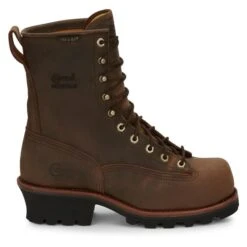 Men's Chippewa Boots 8" Paladin Lace-to-Toe Steel Toe Waterproof -Boots Sale Store 2 650 chippewa boots 8 paladin lace to toe steel toe waterproof bay apache