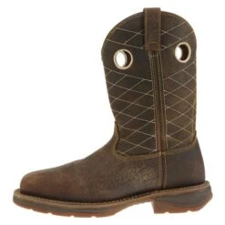 Men's Durango Workin' Rebel Square Toe Composite Toe Boots -Boots Sale Store 2 650 durango workin rebel square toe composite toe nicotine chocolate