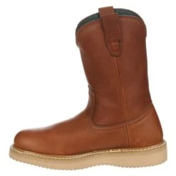 Men's Georgia 10" Wedge Wellington Pull-On Boots -Boots Sale Store 2 650 georgia 10 wedge wellington pull on barracuda gold