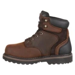 Men's Georgia 6" Brookville Steel Toe Waterproof Boots -Boots Sale Store 2 650 georgia 6 brookville steel toe waterproof dark brown