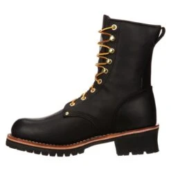 Men's Georgia 8" Logger Boots -Boots Sale Store 2 650 georgia 8 logger oily black1