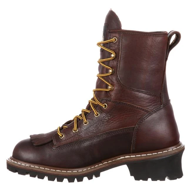 Men's Georgia 8" Logger Waterproof Boots 5 Men's Georgia 8" Logger Waterproof Boots - Image 3