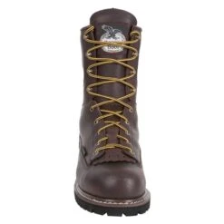 Men's Georgia 8" Low-Heel Logger Steel Toe EH Waterproof Boots -Boots Sale Store 2 650 georgia 8 low heel logger steel toe eh waterproof chocolate