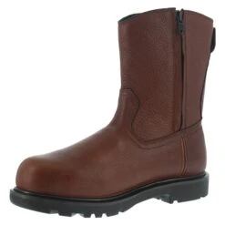 Men's Iron Age 10" Hauler Met Composite Toe Boots -Boots Sale Store 2 650 iron age 10 hauler met composite toe brown