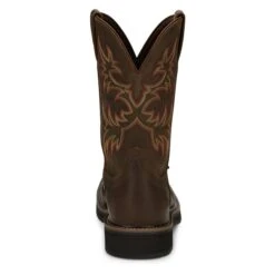 Men's Justin Original Work Boots 11" Driller Square Toe Steel Toe -Boots Sale Store 2 650 justin original work boots 11 driller square toe steel toe rugged tan